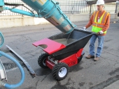 Electric Wheelbarrow to move concrete