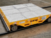 Bespoke Power Trolley for moving heavy loads on rails