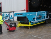 Super Power Pusher moving 6,500Kg trolley