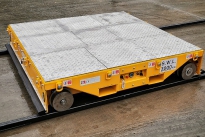 Power Trolley - Rail Transfer Cart designed to move 3,000Kg on rails for a Nuclear company