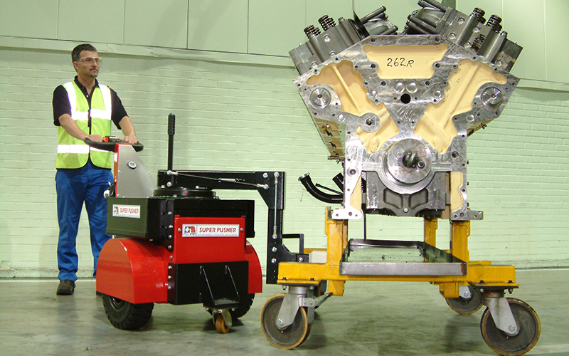 Super Power Pusher bewegt 7.000-kg-Dieselmotorwagen